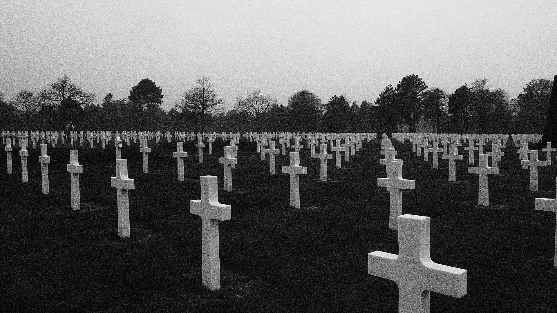 The American Cemetery in Colville sur mer
